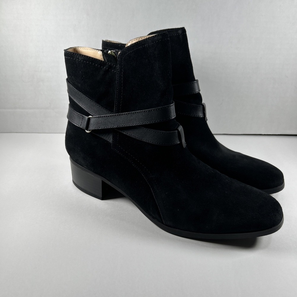 C Wonder 9 Medium Black‎ Suede Ankle Boots